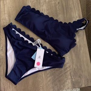 CUPSHE Scalloped Bikini